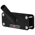 Produktbild: KOTARBAU® Fahnenhalter 1-Fach für eine Fahnenstange Montage an Balustrade 170 mm Schwarz Fahnenmasthalter Fahne Flagge Pulverbeschichtet Fahnenstange