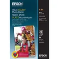 Produktbild: Epson Fotopapier S400035 Value Glossy, für Inkjet, A4, 183 g/m², glänzend, 20 Blatt