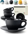 Produktbild: Cappuccino Tassen Set 4x 240ml - Barista Cappuccino Tassen - Cappuccino Tasse...