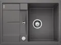 Produktbild: Blanco Metra 45 S Compact Granitspüle mit Ablauffernbedienung, reversibel, felsgrau (519573)