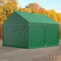 Produktbild: TOOLPORT  3x4 m Lagerzelt, PVC-Plane, dunkelgrün - (6159)