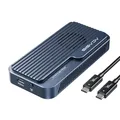 Produktbild: ACASIS 80Gbps M.2 NVMe SSD Gehäuse mit Cooling Fan, 80Gbps Nvme Gehäuse Compatible mit Thunderbolt 5/USB4 V2.0, MacBook Pro M4/M4 Pro und M4 Max, Mac mini M4 (TBU 501 PRO-EU) (Phantom Gray)