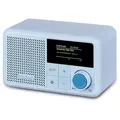 Produktbild: Medion® Tragbares DAB+ Radio MEDION® LIFE® S66822 (MD44822) Radio (MW/UKW, AM/FM, DAB+, RDS, 2 W, ca. 6,5 Akkulaufzeit, Farb-TFT-Display, Bluetooth® 5.3, IPX1-Schutz) blau