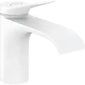 Produktbild: hansgrohe Vivenis 80 Waschtischarmatur 75010700 mit Zugstangen-Ablaufgarnitur, EcoSmart, weiß matt