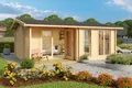 Produktbild: Gartenhaus Blockhaus Holzhaus BRIGHTON 44  540x 390cm 44 mm m. Fußboden Lasita