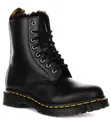 Produktbild: DR MARTENS 1460 Serena Pelz Leder Stiefeletten Damen IN Olivgrün Grün Größe 3 -