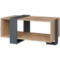 Produktbild: Vicco Couchtisch, Anthrazit, Honigeiche, Holzwerkstoff, Rechteckig, 91.5x42.1x52 cm, Wohnzimmer, Wohnzimmertische, Couchtische