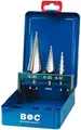 Produktbild: Bohrcraft Stufenbohrer Set HSS-G in Metallkassette STB3 / Ø 4,0-30,0 mm / 3-teilig / 17601410003