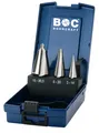 Produktbild: Bohrcraft Treppenbohrer-Satz HSS 3-teilig DIN 335 Gr. 1 - 2A - 3A