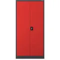 Produktbild: Jan Nowak Mehrzweckschrank Dawid 185 x 90 x 45 cm Anthracite Red