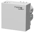 Produktbild: Homeway LAN/Mesh-Modul Wi-Fi 6 ax, reinweiß HW-UGWT6TAXRW
