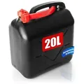 Produktbild: BigDean Benzinkanister Kraftstoffkanister 20L Benzin & Diesel UN-Zulassung (Set, 1 St., Kraftstoffkanister), Kraftstoffkanister, UN-Zulassung, Benzin, Diesel, AdBlue, Öl schwarz