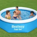 Produktbild: Fast Set Aufblasbarer Swimmingpool Rund 244x61 cm