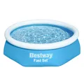 Produktbild: Bestway® Fast Set™ Aufstellpool ohne Pumpe Ø 244 x 61 cm, blau, rund