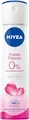 Produktbild: NIVEA Fresh Flower Deo Spray, Deo ohne Aluminium (ACH) mit sanfter Pflege, antibakterielles Deodorant mit 48h Schutz und einzigartiger INFINIFRESH Formel (150 ml)