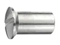 Produktbild: connex Hülsenmutter M5 x 15 mm Messing vernickelt - 6 Stück