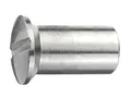 Produktbild: connex Hülsenmutter M5 x 15 mm Messing vernickelt - 6 Stück  Hülsenmutter