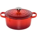 Produktbild: Le Creuset Signature Bräter rund 18 cm kirschrot