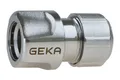 Produktbild: GEKA® plus Schlauchstück, Messing verchromt