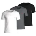 Produktbild: HUGO 3P Triplet T-Shirt Grau/Schwarz Baumwolle X-Large Herren