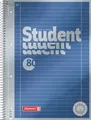 Produktbild: BRUNNEN Collegeblock Premium Student | A4, Lineatur 27, 80 Blatt, blau