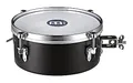Produktbild: Meinl Percussion Drummer Snare Timbales - Trommel mit 8 Zoll Durchmesser - Mit Snare und Halterung - Stahl, Schwarz (MDST8BK)