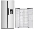 Produktbild: PKM Side-by-Side SBS450NFDWDEIX, SBS450NFDWDEW, 177.00 cm hoch, 91.00 cm breit, NoFrost, Tür-offen-Alarm, Holiday Modus