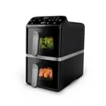 Produktbild: Philips NA461/00 Stacked Doppel-Heißluftfritteuse (10 l Fassungsvermögen, 2750 Watt, Timer, Digitales Display)