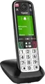 Produktbild: Gigaset EASY 500HX, Analoges/DECT-Telefon, Kabelloses Mobilteil, Freisprecheinrichtung, 200 Eintragungen, Anrufer-Identifikation, Schwarz, Silber
