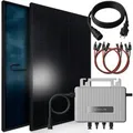 Produktbild: SUNNIVA Balkonkraftwerk 920 W mit EcoFlow 800 W Wechselrichter inkl.5m Kabel 2x 460 W Solarmodule Bifazial Fullblack Glas-Glas