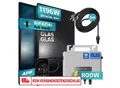 Produktbild: SUNNIVA® 920W Balkonkraftwerk BIFAZIAL FULLBLACK komplett Steckdose EcoFlow 800 Watt Wechselrichter, PV Solaranlage Komplettset, 2x 460W N-Type Glas-Glas Bifacial Solarmodule, 5m Kabel & 4x 1m Solarkabel