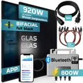 Produktbild: SUNNIVA® Balkonkraftwerk 920W/800W Solaranlage Ecoflow BIFAZIAL FULLBLACK