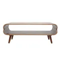 Produktbild: Miliboo Design-Couchtisch Nussbaum TAKLA
