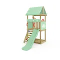 Produktbild: Wickey Spielturm DinkyHouse mit Schaukel, Rutsche, Kletterleiter und Sandkasten