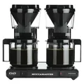 Produktbild: Berliner Kaffeeroesterei DE Moccamaster - KBG 744 mit 2 Kannen bis zu 20 Tassen, schwarz für Büro und Café 502998