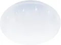 Produktbild: EGLO LED Deckenleuchte POGLIOLA-S Ø 31 cm, Deckenlampe, Flurlampe, Küchenlampe, Dimmfunktion, LED fest integriert, Neutralweiß, Ø31cm, Kristalleffekt Deckenleuchte, Lampe weiß, Kinderzimmerlampe