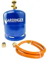 Produktbild: GARDINGER Aktionsset leere befüllbare 2,5 kg Propangasflasche Profill mit Sicherheitsventil Adapter Umfüllschlauch (Alternative zur GAZ R907)