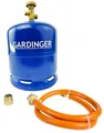 Produktbild: GARDINGER Gas Propangasflasche PROFILL907 2,5 kg leer mit Umfüllschlauch Adapter, Propangasflasche befüllbar, Sicherheitsventil