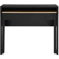 Produktbild: Vente-Unique Konsolenschreibtisch, Schwarz, Natur, Holz, 2 Schubladen, Rechteckig, 100x87x40 cm, Wohnzimmer, Wohnzimmertische, Konsolentische