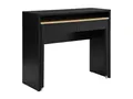 Produktbild: Vente-unique - Konsolenschreibtisch Loavia -L 100cm x B 40cm x H 87cm- Holzspan - schwarz, naturfarben hell