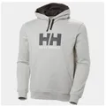 Produktbild: Helly Hansen Kapuzenpullover Logo Hoodie (Bio-Baumwolle) grau Herren, Größe: M