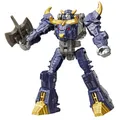 Produktbild: Transformers Cyberworld Cyber Changers Bull, 10 cm große Action-Figur mit 4 Schritten zur Verwandlung zum Stier, Superheld für actionreiche Weihnachtsaktivitäten für Kinder ab 6 Jahren