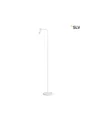 Produktbild: SLV KARPO FL, LED Indoor Stehleuchte, weiß, 3000K