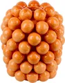 Produktbild: FURNARO Dekovase (1 St), Keramikvase mit detailreichem Orangenrelief in 3D-Optik