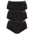 Produktbild: Speidel Taillenslip Britta (3er Pack) bequem, elastisch, basic, Baumwollmix schwarz 44