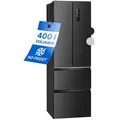 Produktbild: Bomann® French Door Kühlschrank No Frost | Total No Frost | 400 Liter | mit Gefrierfach | Side by Side mit MultiAirflow-System | KG 7354 schwarz-... - Schwarz