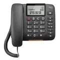 Produktbild: Gigaset DL380 Telefon mit Schnur Schwarz S30350-S217-C101