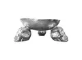 Produktbild: riess-ambiente Obstschale SKULL - 35cm silber Aluminium Totenkopf Schale
