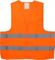 Produktbild: cartrend Pannenweste/Warnweste EN ISO 20471 orange