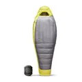 Produktbild: Sea to Summit - Spark Women's Ultralight Daunenschlafsack Long (-9°C) - Mumienschlafsack - Körperlänge - 850+ Loft Ultra-Dry Down - 3 Jahreszeiten - Für Wanderungen - Grey & Yellow - 1027g